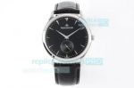 ZF Factory Jaeger LeCoultre Master Ultra Thin Automatic Men's Watch SS Black Dial